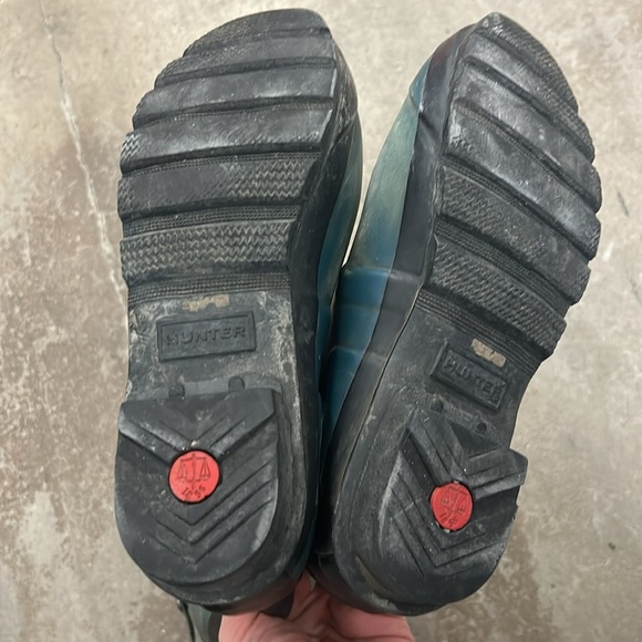 Hunter wellington adjustable with zipper green Tall Rain Boots - Picture 6 of 11